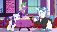 Rarity offended by Fancy's rudeness S9E13