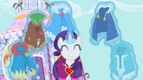 Rarity showing off happiness S2E10