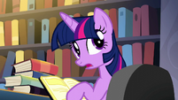 Twilight looking behind her S5E13