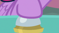 Twilight slams her hoof on the bell S9E16