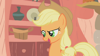 Applejack about to eat S1E8