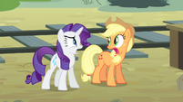Applejack and Rarity 'We did' S4E11