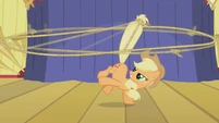 Applejack doing a trick S1E06.png (335 KB) Boast Busters
