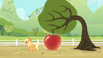 Applejack reveals a big apple S4E07