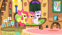 Fluttershy's "Shh!" game is too boring for them.