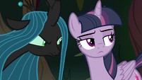 Fake Twilight dismissive of Queen Chrysalis S8E13