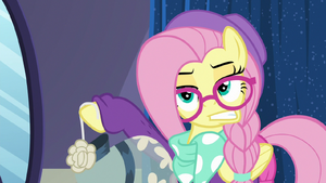 Hipster Fluttershy "that pony is 'woke'!" S8E4.png