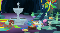 Ocellus' Tree of Harmony meditation garden S9E3