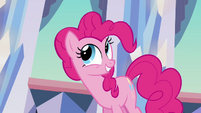 Pinkie Pie innocent smile S03E12