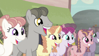 Ponies chattering S5E02