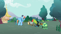 Rainbow Dash with the animals 2 S2E07