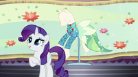Rarity introduces "Water Filly" dress S5E14