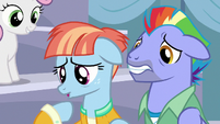 Bow and Windy worried about Rainbow Dash S7E7