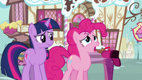 Pinkie Pie 'maybe it'll jog her memory somehow' S3E07