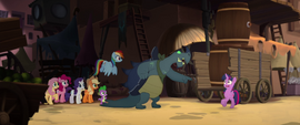 Pushkin yelling at Twilight Sparkle MLPTM