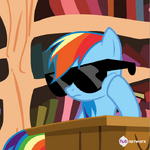 Rainbow with sunglasses (Hub promotional teaser) S4E21
