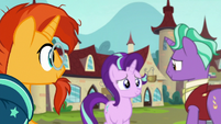 Sunburst watches Starlight and her father reconcile S8E8