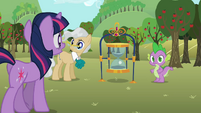 Twilight Mayor and Spike S02E15