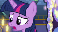 Twilight Sparkle trying to stop the arguing S7E14