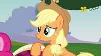 Applejack 'Huh, then I'll be an apple crisp' S3E3