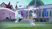 Canterlot library exterior shot S5E12