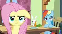 Fluttershy's frustrated scowl S6E11