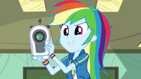 Rainbow Dash finds the projector CYOE10c