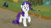Rarity "sorry about this, Fancy Pants!" S9E2