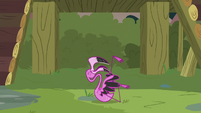 Scout the flamingo crying in pain S9E18