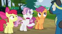 Sweetie Belle "he couldn't toss a horseshoe" S7E21