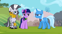 Zecora, Twilight, and Trixie.