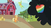 Granny Smith cheering zap apple S2E12