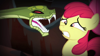 Snake head about to eat Apple Bloom S4E17
