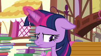 Twilight looking away in slight shame S8E18