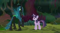 Chrysalis "most powerful weapon in Equestria" S8E13