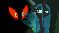 Chrysalis being followed by shadows S9E8