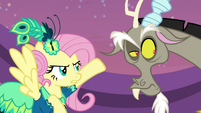 Fluttershy "just because I have a new friend?!" S5E7