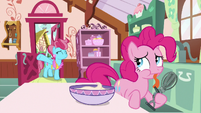 Pinkie Pie with a sore tongue S9E13