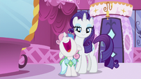 Sweetie Belle shouting "we're plus-ones!" S5E7