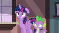 Twilight and Spike worried about their friends S6E22
