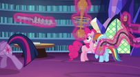 Twilight's preparing to gather things.