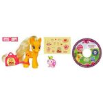 Applebuck Season promotional MiniDVD disc with Playful Ponies Wave 6 toy of Applejack