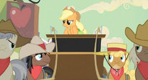 Applejack gets the heck out of Dodge S2E14