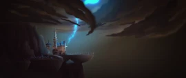 Dense storm clouds gather over Canterlot MLPTM