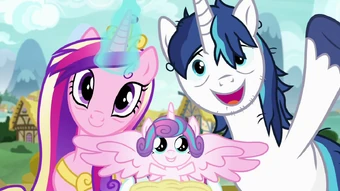 my little pony princess cadance and shining armor