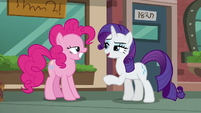 Rarity "I'll come with you to distract Maud, so..." S6E3