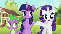 Rarity "are you certain everything you just did" S6E10