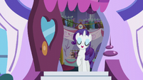 Rarity about to say something S5E14