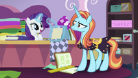 Rarity finishes her sketching S7E6