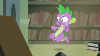 Spike covered in spider webs S4E03